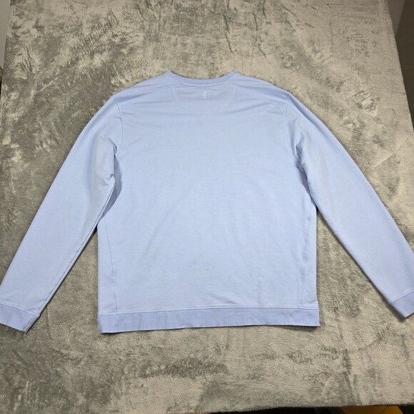 johnnie-O Corbet French Terry Crewneck Sweatshirt Mens XL Malibu Blue Preppy - Picture 5 of 9
